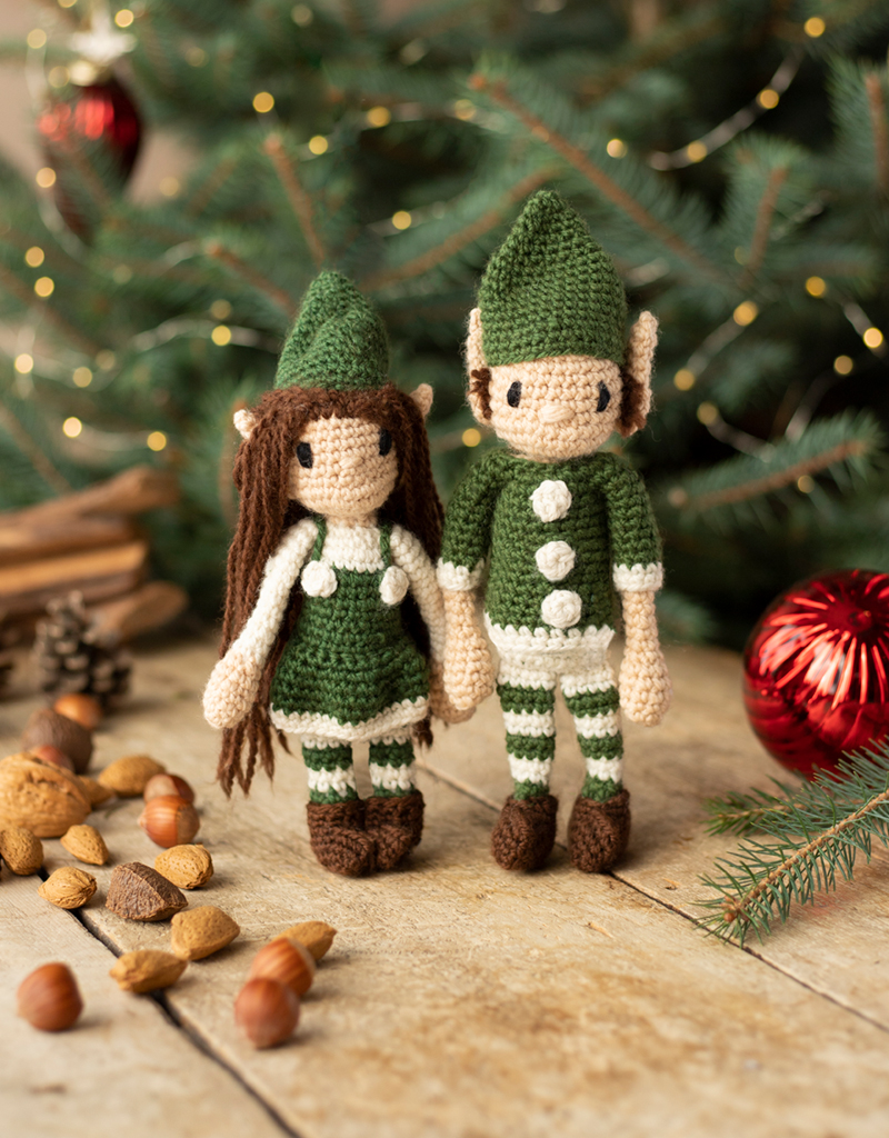Toft Amigurumi Crochet Kit - Mini Elf- Green Detailed Description