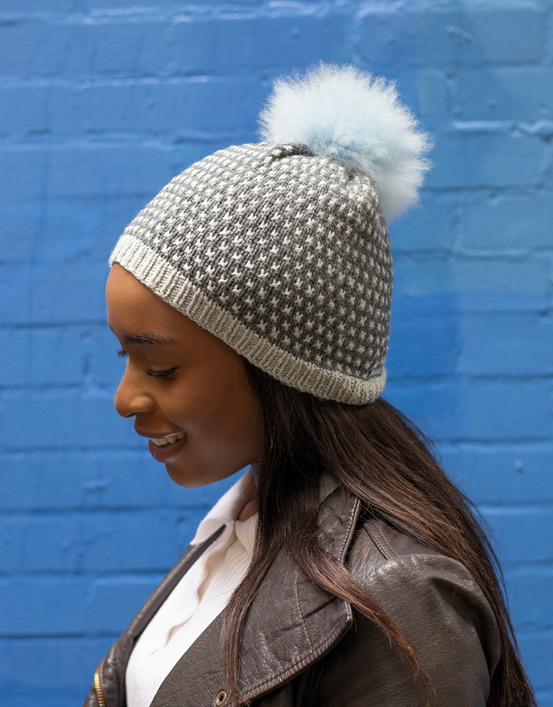 Ladies bobble hat knitting pattern online