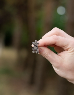 Gina the Striped Hyena Pin