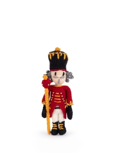 Mini Beaded Nutcracker Doll