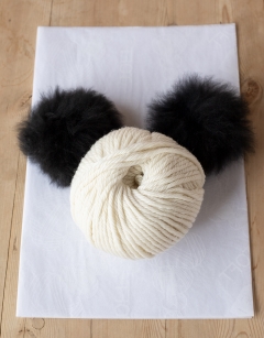 Bear Pom Pom Hat