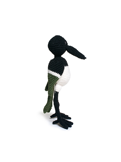 Crochet Magpie Amigurumi Kit