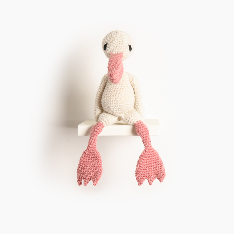 Crochet Cock of the Rock Bird Amigurumi Kit